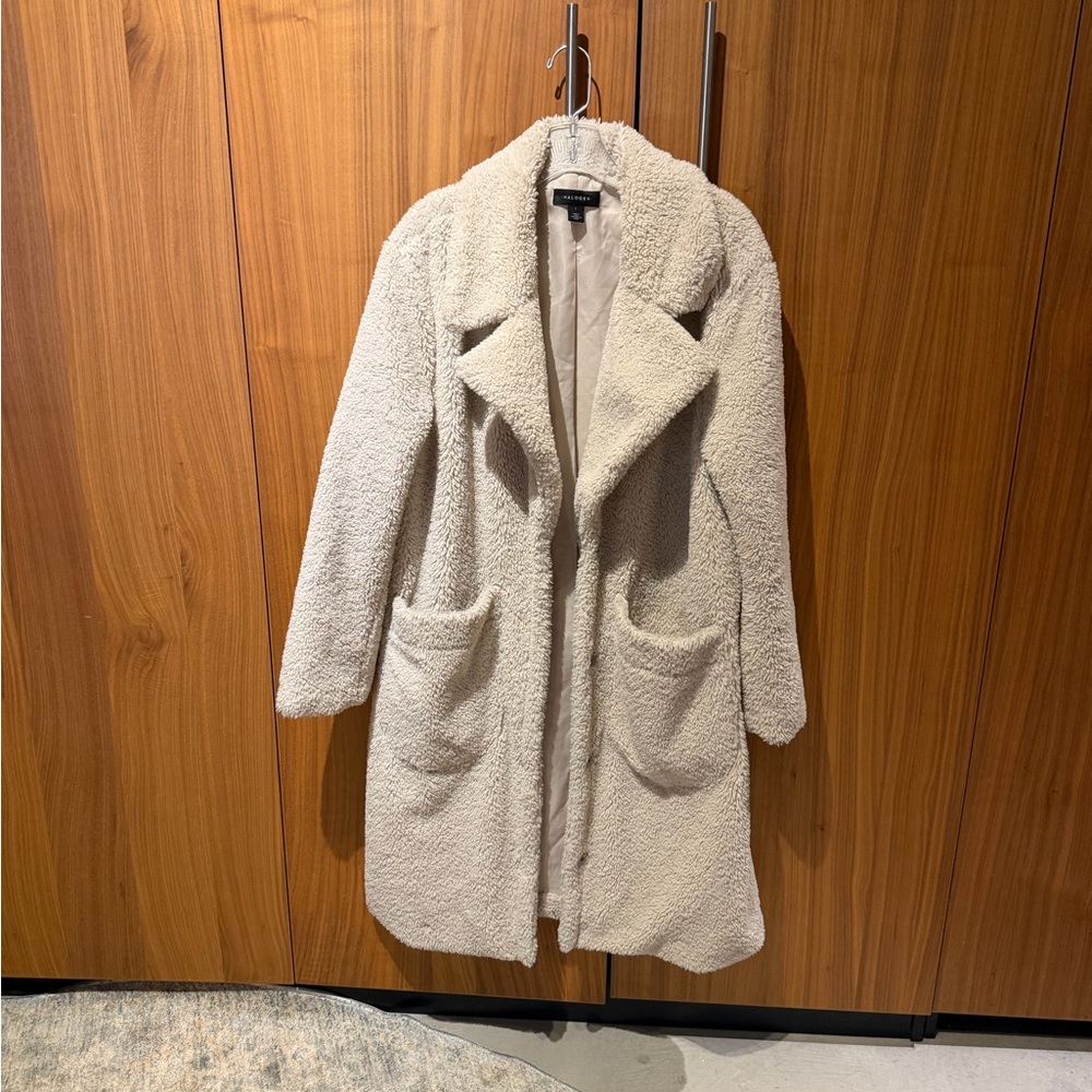Halogen Cream Teddy Jacket